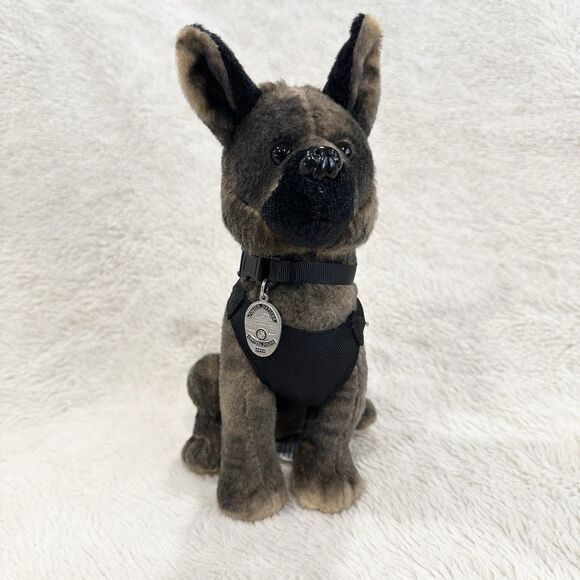 Hero Industries Ventura County Police K9 Dog 9" Plush German Shepherd Sitting - Picture 1 of 6